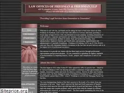 Sites similar to friedmanandfriedmanlaw.com