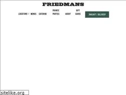 Sites similar to friedmansrestaurant.com