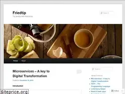 Sites similar to friedtip.wordpress.com