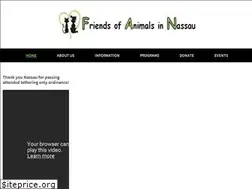 Sites similar to friendsanimalsnassau.org