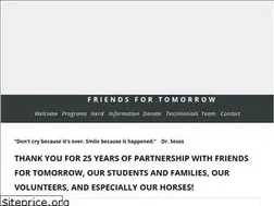 Sites similar to friendsfortomorrow.org