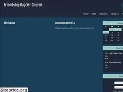 Sites similar to friendshipbaptist411.org