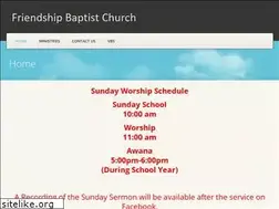 Sites similar to friendshipbaptistchurch.org