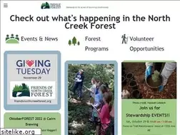 Sites similar to friendsnorthcreekforest.org