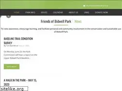 Sites similar to friendsofbidwellpark.org