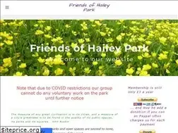 Sites similar to friendsofhaileypark.org.uk