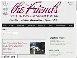 Sites similar to friendsofpagewalker.org
