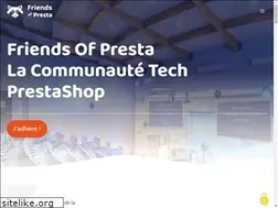 Sites similar to friendsofpresta.org