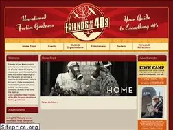 Sites similar to friendsofthe40s.com