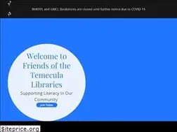 Sites similar to friendsofthetemeculalibraries.org