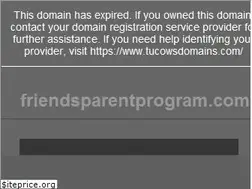 Sites similar to friendsparentprogram.com
