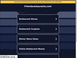 Sites similar to friendsrestaurants.com