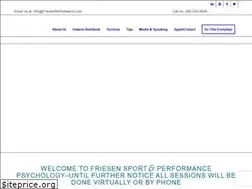 Sites similar to friesenperformance.com