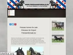 Sites similar to friesiansforsale.eu
