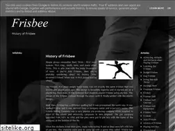 Sites similar to frisbeehistory.blogspot.com