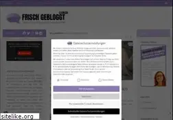 Sites similar to frisch-gebloggt.de