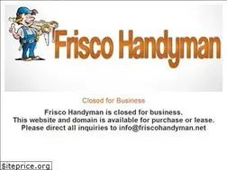Sites similar to friscohandyman.net