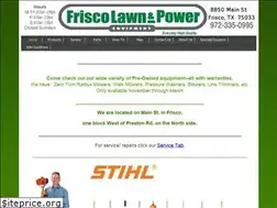 Sites similar to friscolawnandpower.com