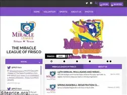 Sites similar to friscomiracleleague.org