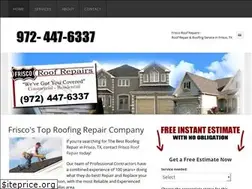 Sites similar to friscoroofrepairs.com