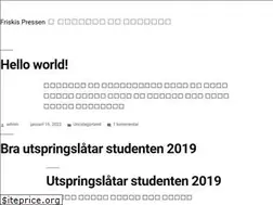 Sites similar to friskispressen.org