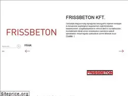 Sites similar to frissbeton.hu