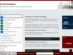 Sites similar to fristlose-kuendigung.ch