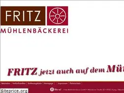 Sites similar to fritz-muehlenbaeckerei.de