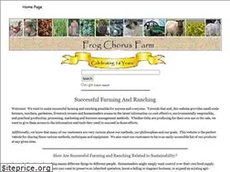 Sites similar to frogchorusfarm.com