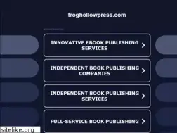 Sites similar to froghollowpress.com