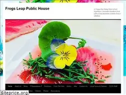 Sites similar to frogsleappublichouse.com