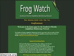 Sites similar to frogwatch.net