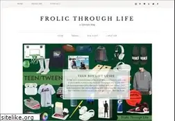 Sites similar to frolic-through-life.com