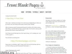 Sites similar to fromblankpages.blogspot.com