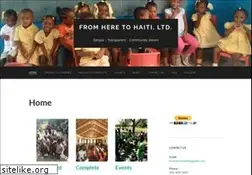 Sites similar to fromheretohaiti.org