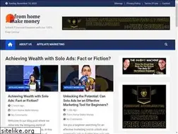 Sites similar to fromhomemakemoney.com