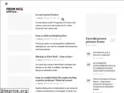 Sites similar to frommegwithlove.ro
