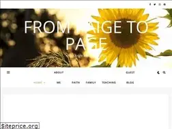 Sites similar to frompaigetopage.com