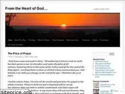 Sites similar to fromtheheartogod.wordpress.com