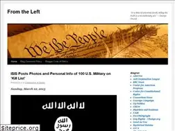 Sites similar to fromtheleft.wordpress.com
