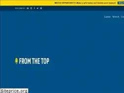 Sites similar to fromthetop.org