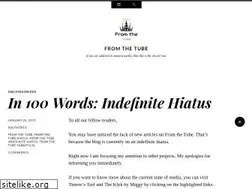 Sites similar to fromthetube.wordpress.com