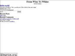 Sites similar to fromwinetowhine.com
