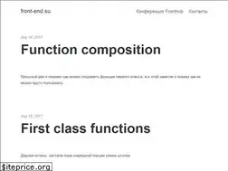 Sites similar to front-end.su