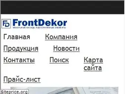 Sites similar to frontdekor.ru