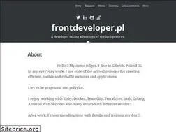 Sites similar to frontdeveloper.pl