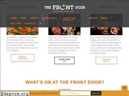 Sites similar to frontdoorpub.com