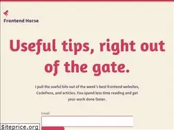 Sites similar to frontend.horse