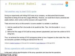 Sites similar to frontendbabel.info
