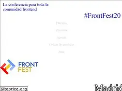 Sites similar to frontfest.es